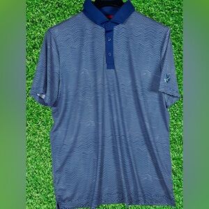 Redvanly Clyde Golf Polo Large Blue Limited Edition Quarry Country Club